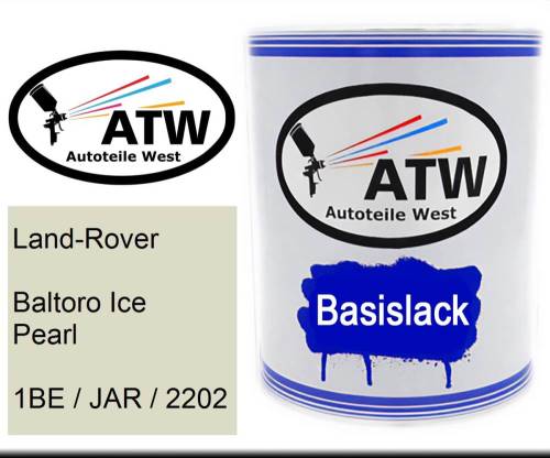 Land-Rover, Baltoro Ice Pearl, 1BE / JAR / 2202: 1L Lackdose, von ATW Autoteile West.